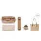 Brown Shoulder Pads+City33 Liner Beige+Bottom Pad+Gray Little Coal Ball