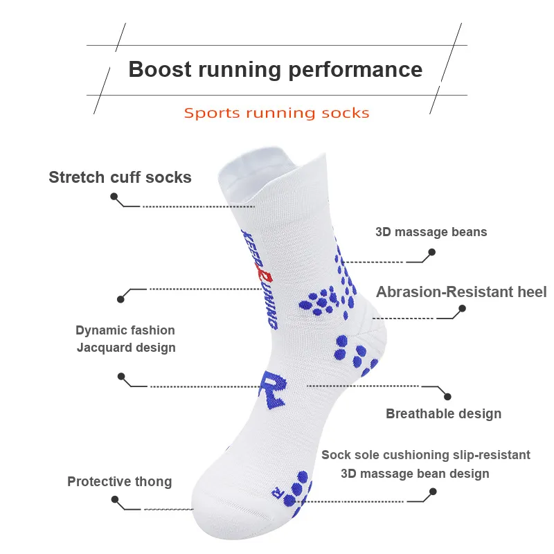 Gentle welcome Unisex Running Socks-3