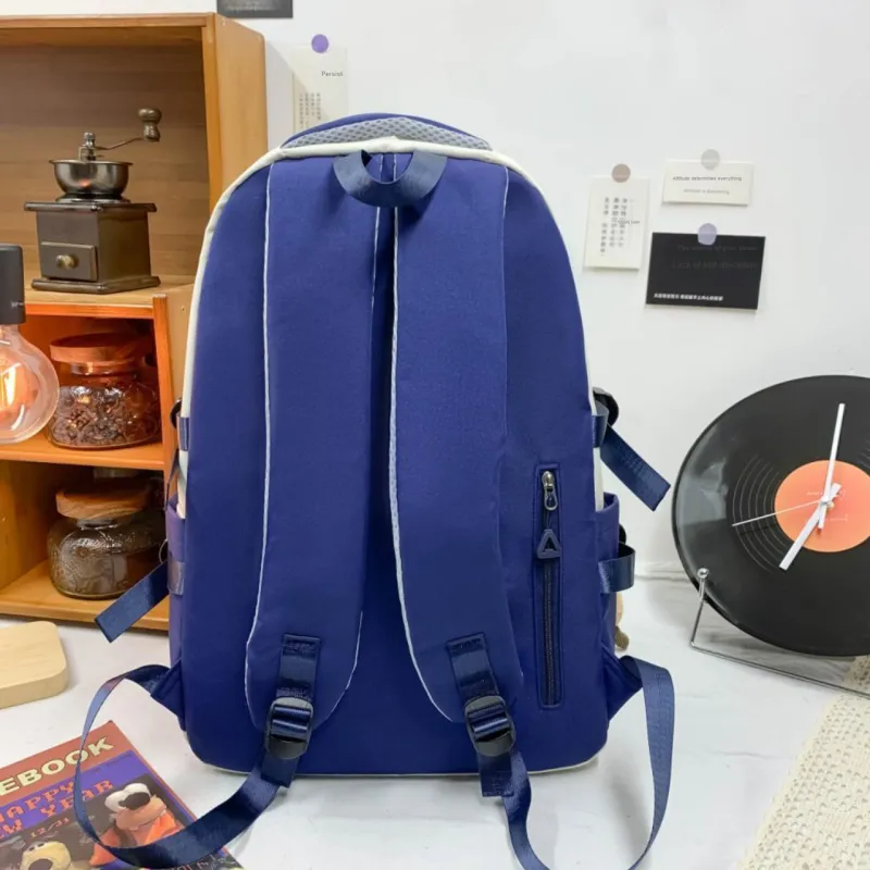 URBAN FOREST Nylon Backpack Unisex Black/Red/Green/Blue/Brown-17