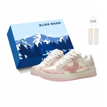 Fawn Miri Anti Slip Wear Resistant Low Top Skateboard Shoes Women's Cherry Blossom Pink