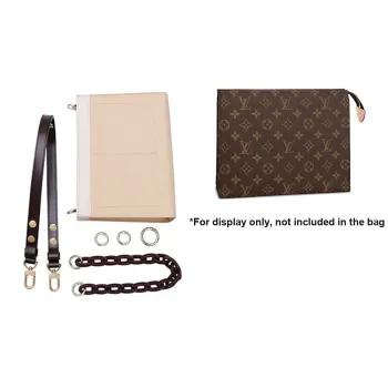 Ingenuity Handmade Cow Leather Bag Shoulder Strap Women's Brown/Beige