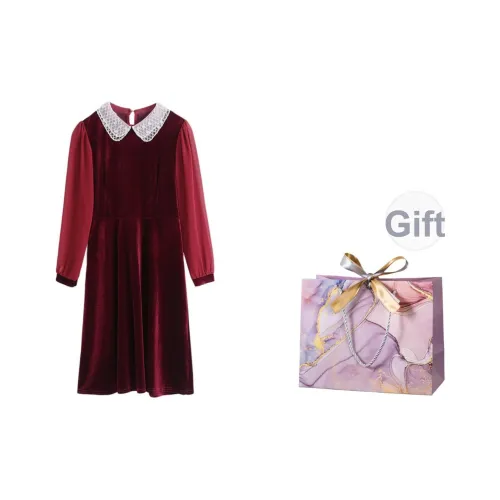 ONNFB Длинное платье с длинными рукавами женское