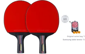 361° 5008 Ping Pong Paddles Unisex All Wood Black Red