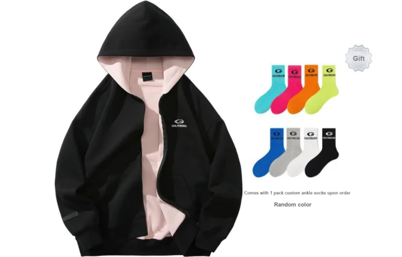 GOLFCROSS Sweatshirts Unisex Black-1