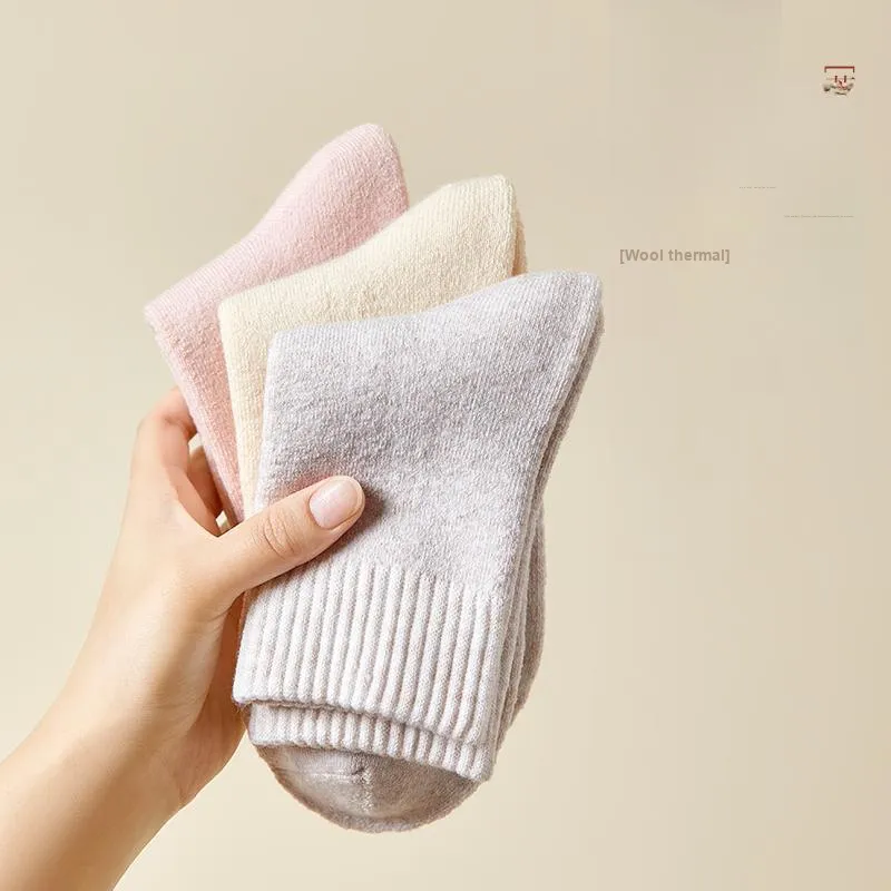 MIIOW Mid Calf Socks Women's Box Of 3 Pairs-1