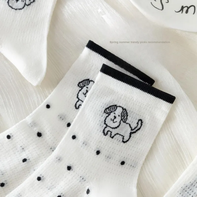 Caramella Mid-Calf Socks Women's 5 Pack-22