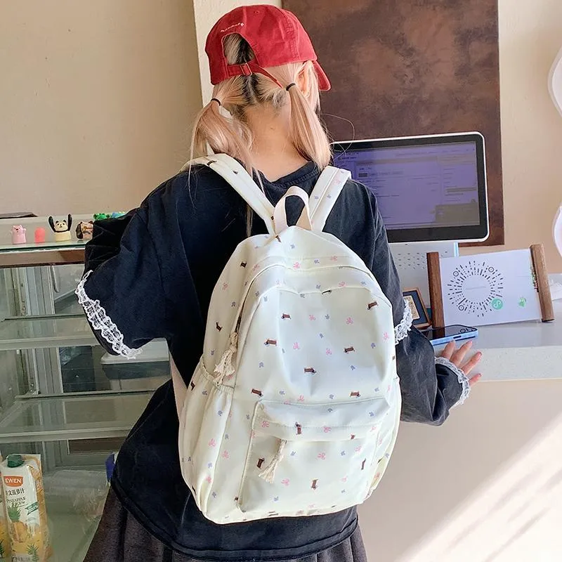 Debecca Nylon Fabric Backpack Regular Women's Multicolor-6