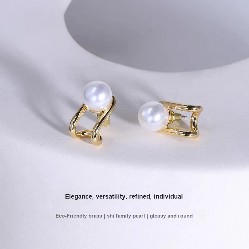 IDOKAWA Eco Friendly Brass Earrings Women's-1