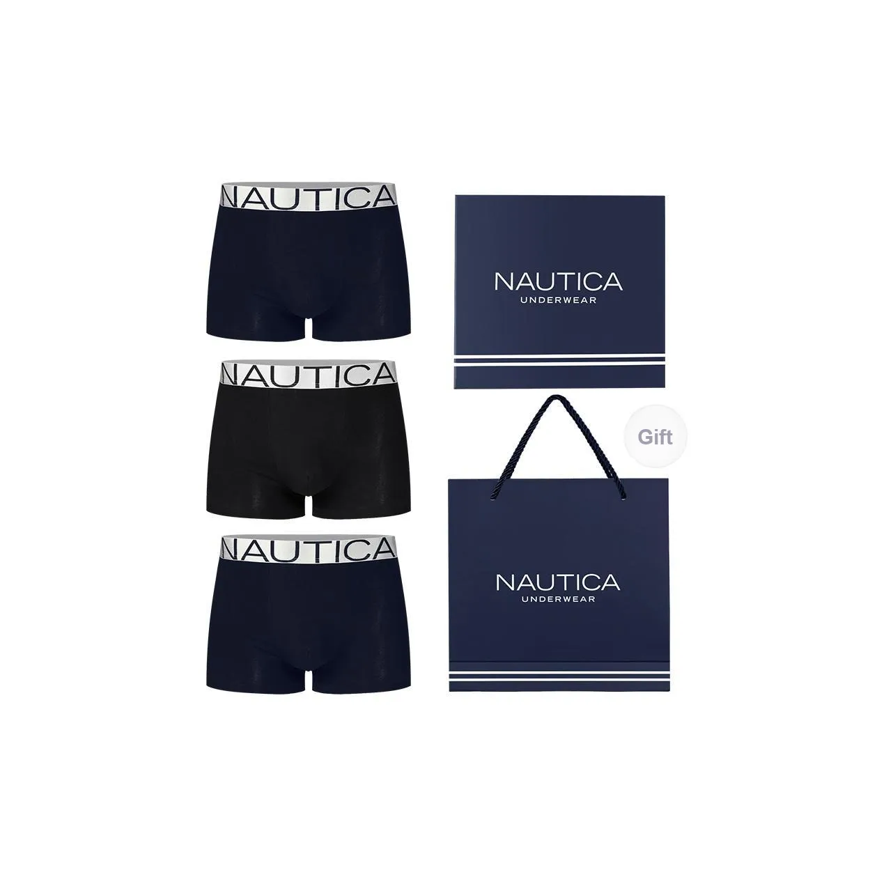 NAUTICA UNDERWEAR Мужское нижнее белье упаковка из 3 штук