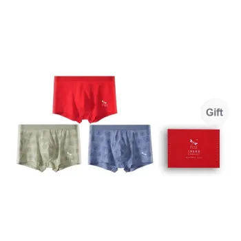 RED DRAGONFLY Underwear Gift Box Men's 3 Pack Gift Box Set