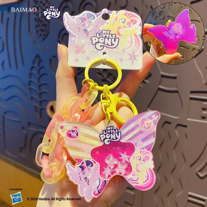 Baimao Acrylic Keychains Unisex-3