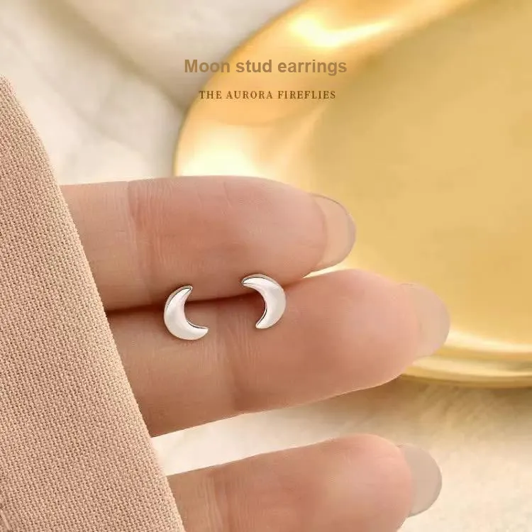 A CONG Studio S925 Silver Stud Earrings Women's-3