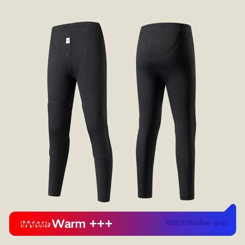HLA Thermal Pants Men's Heather Gray-3