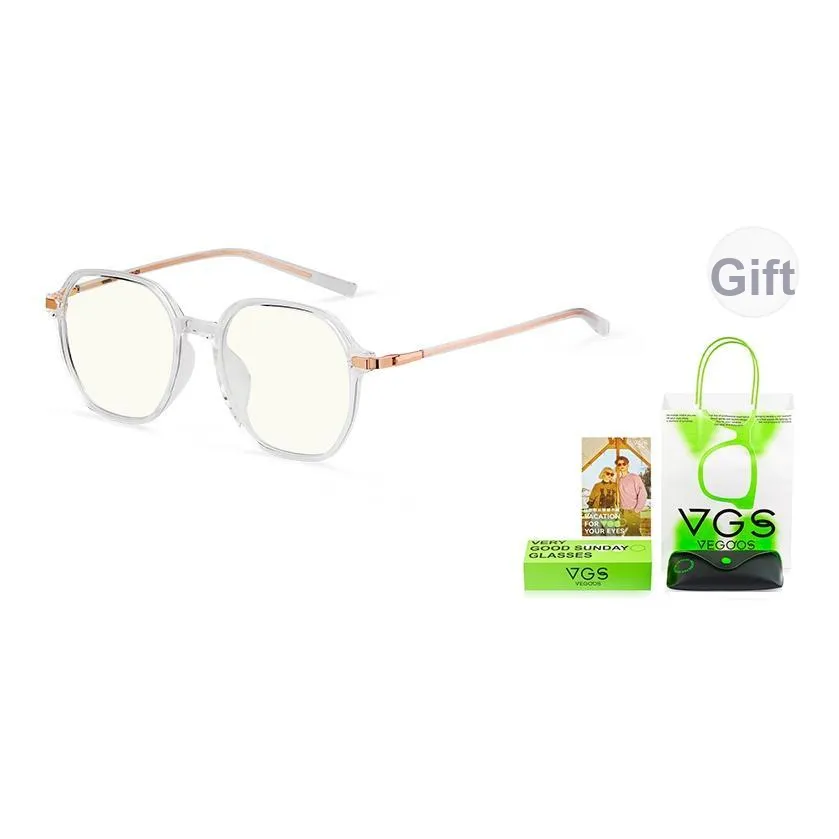 VEGOOS TR Памятный пластик Нерегулярная форма Оправа для очков Унисекс