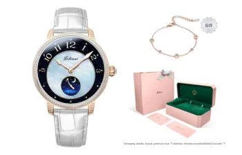 LOBINNI L Automatic Mechanical Movement Watch Women's Watch Mother of Pearl Color Watch Dial
