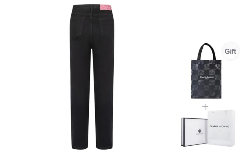 Charlie Luciano Jeans Unisex Black-3