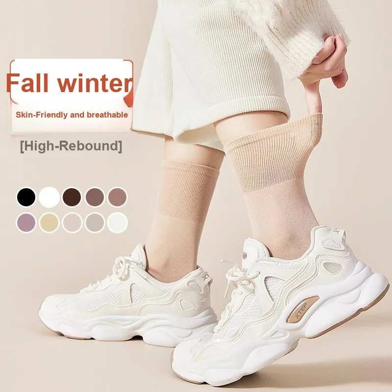 SOIE Mid Calf Socks Women's Combo Set-8