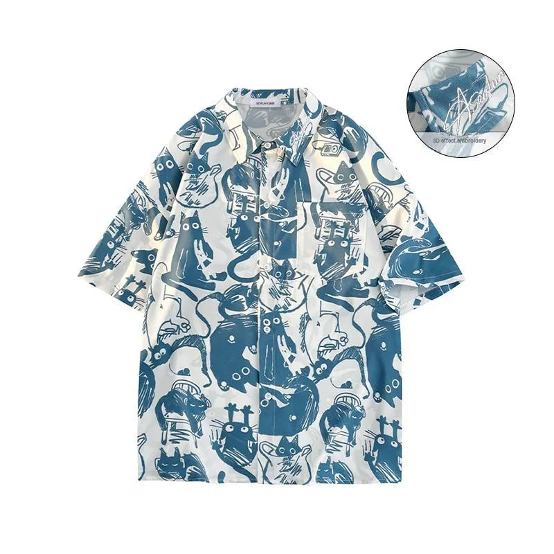 7 SEVFUN Shirt Unisex Light Blue Lily Flower-10