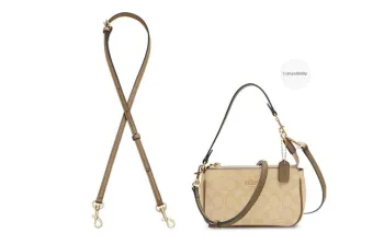 Lan Bao Fan Cow Leather Bag Accessories Women's Milk Tea Beige