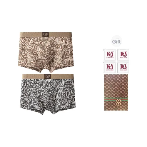 KJ Боксеры Мужские 2 3 4 Пачки Подарочный Набор Коробка