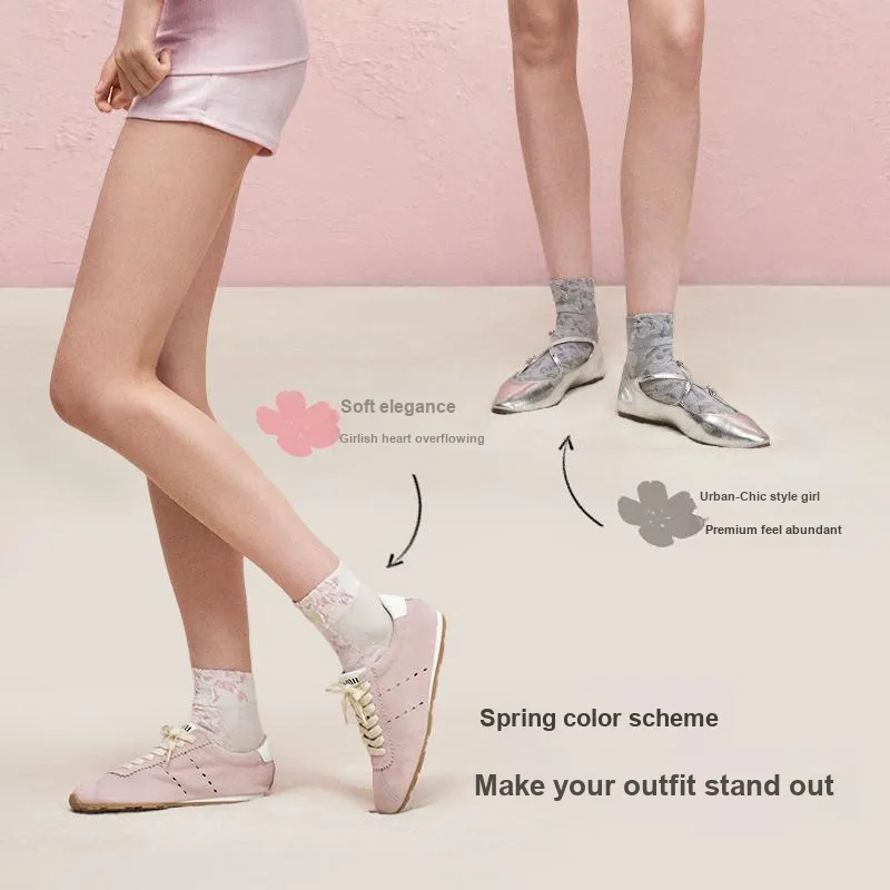 Ubras Mid Calf Socks Women's 2 Pack-11