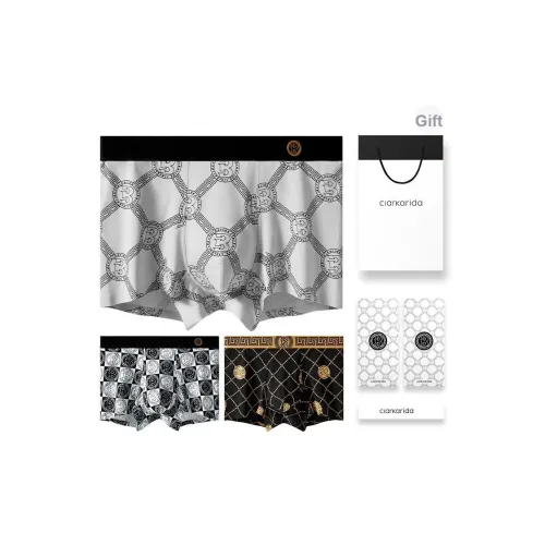 Clarkarida Нижнее белье Мужская Сумка для покупок 3 упаковки