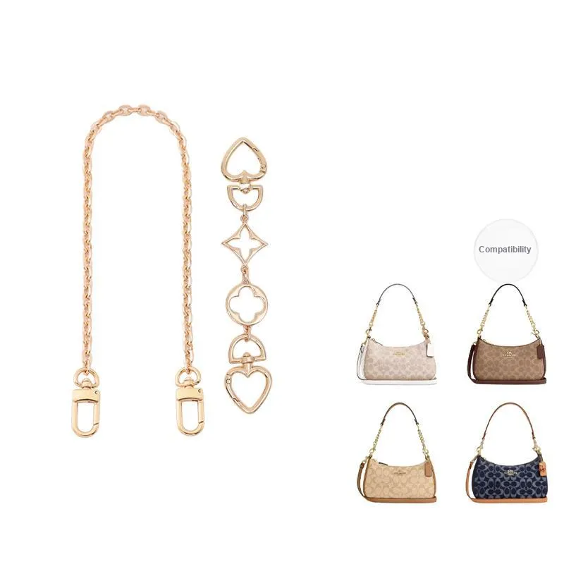 Gloya Alloy Decorative Chain Bag Accessory Women's Gold Tone-24