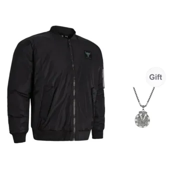 Under Armour Johnson Jackets Coats Men's Black Comes With Necklace