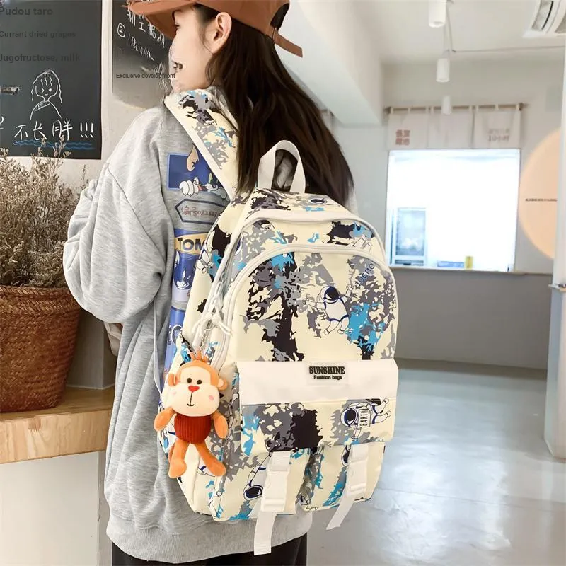 WICKBUEN Nylon Backpack Unisex Multicolor-13