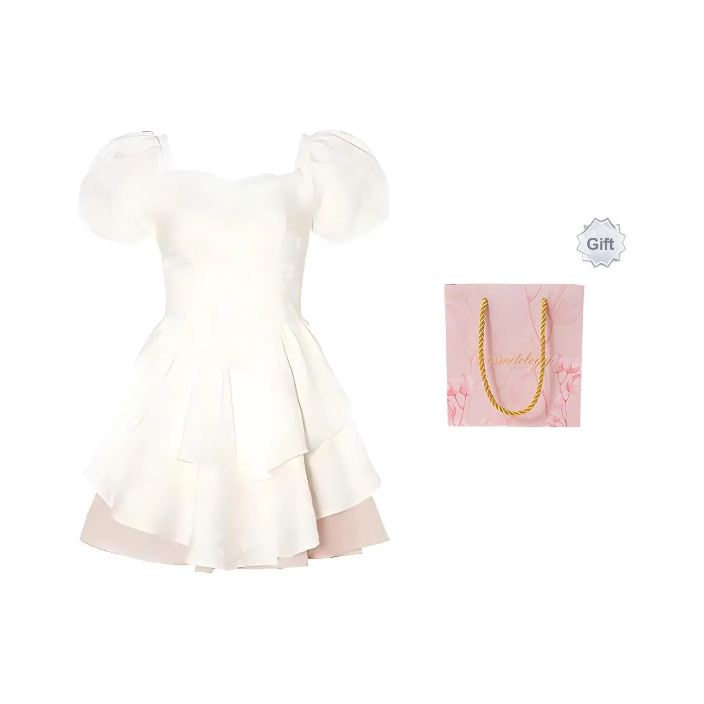 Бренд Cotton Shopping короткий рукав платье женское