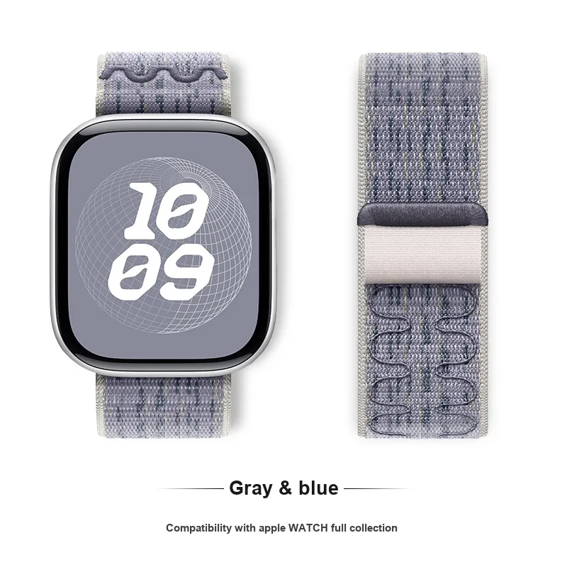 LOVINGCOOL Apple Compatibility Watch Band Nylon Material-5