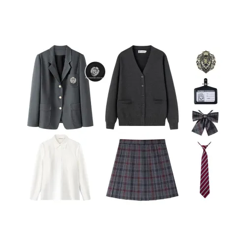 Tokyo Season Teng River Средне-серый+Серый River Угольно-серый+Лес Ягода+White Peach Soda+Маленький Items Женские Униформа