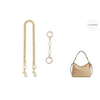 Ingenuity Handmade Metal Bag Accessory Women's Gold Tone