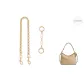 Hobo Bag Two-Piece Set[Pig Nose Extender Chain 13cm+Decorative Chain 45cm]