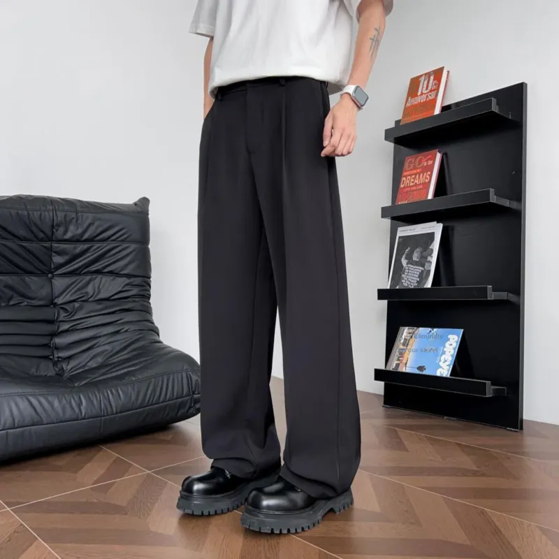 HAPPY PARTY Casual Pants Unisex Black-2