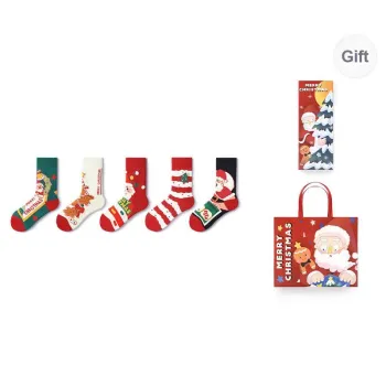 Primeet Mid Calf Socks Unisex Box 5 Pack