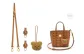 [Crossbody Replacement]Brown 90-120cm+Abrasion-Resistant Buckle (Includes Charm)