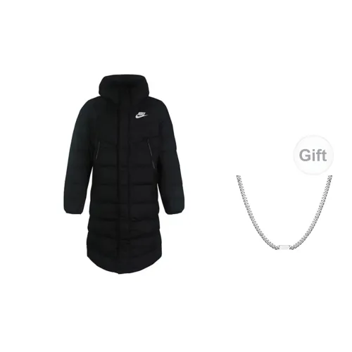 Nike Down Jacket Unisex Black Includes Necklaces