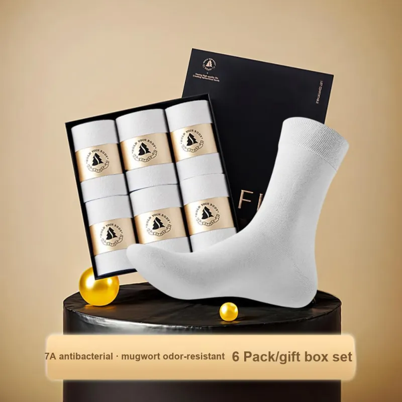 FIRS Mid Calf Socks Men's 6 Pack-27