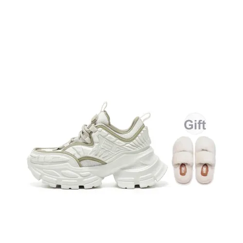 OGR Low Топ Толстая подошва Кроссовки Унисекс Айвори Белый OG Базовый