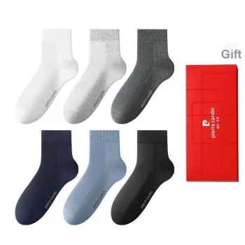 PIERRE CARDIN Mid Calf Socks Men's 6 Pack Box Included