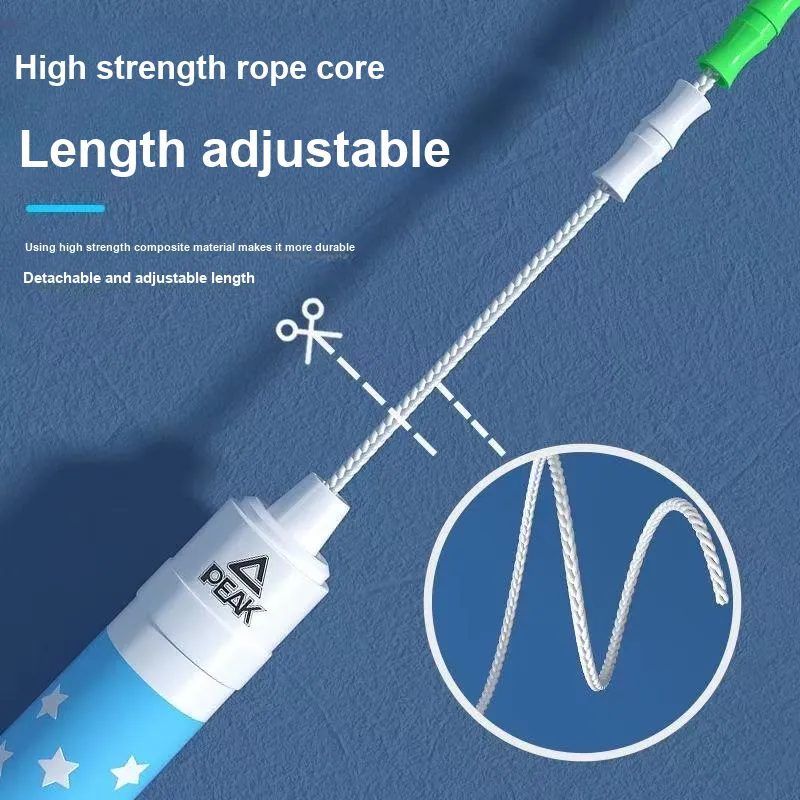 PEAK Casual Entertainment Non Countable Jump Ropes Adults/Kids/Teenagers/Students Rope Material PVC Plastic 2.8m-12