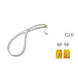 18K Gold Millet Pearl Necklace[Round/Strong Light]12673