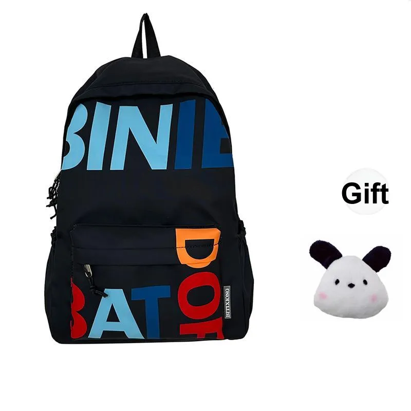 PAIBLOKS Nylon Backpack Regular Unisex Multicolor