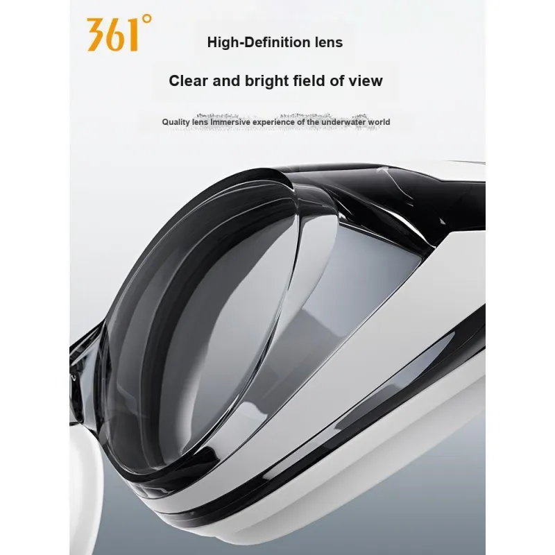 361° Goggles PC Silicone Swimming Pool Unisex-4