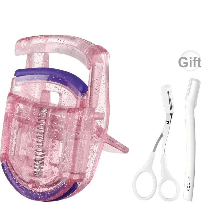 Goodgudi Long Lasting Shaping Glitter Curling Long Lasting Eyelash Curlers-7
