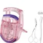 Glitter Eyelash Curler[Wide Angle]+White Eyebrow Razors+Eyebrow Scissors