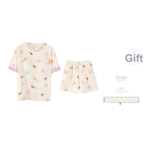 XIA.WA.ZHI.XIU Пижамный комплект женский двухкомпонентный комплект