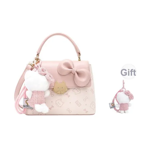 JANE KLAIN Синтетическая кожа текстиль Mosaic через плечо сумка женская цвет вишневый розовый