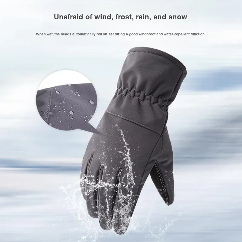 TANLU Ski Gloves Insulated For Cold Weather Outdoor Gloves Unisex-3